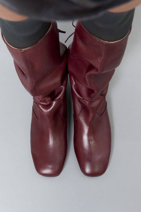 Miista Karola Boots Burgundy Soft Nappa Leather