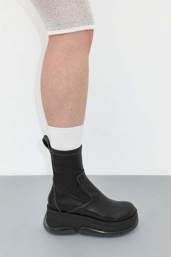 Miista Kattrin Boots Black Stretch Leather