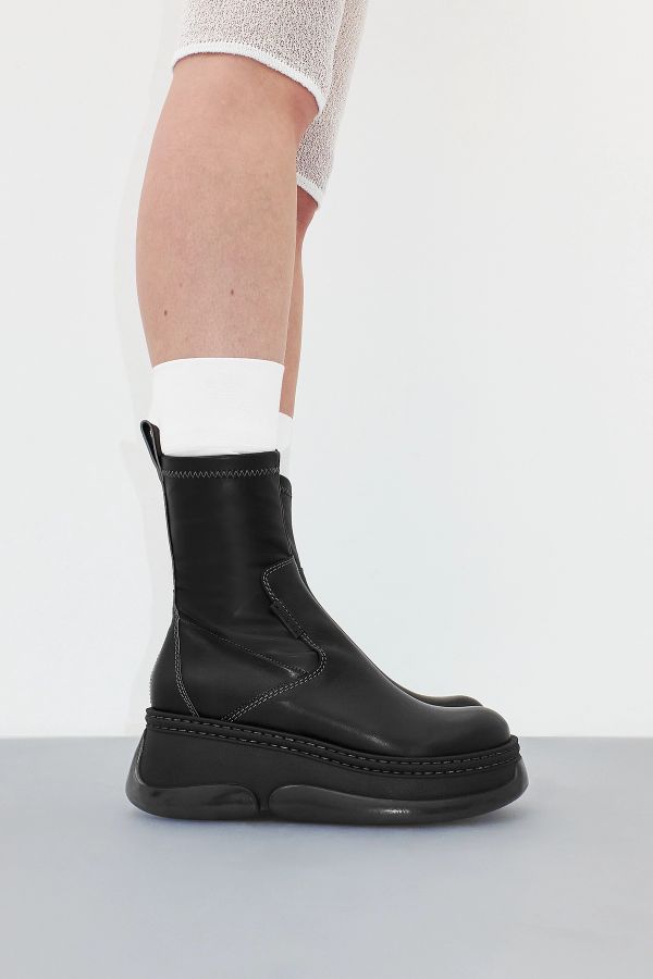 Miista Kattrin Boots Black Stretch Leather