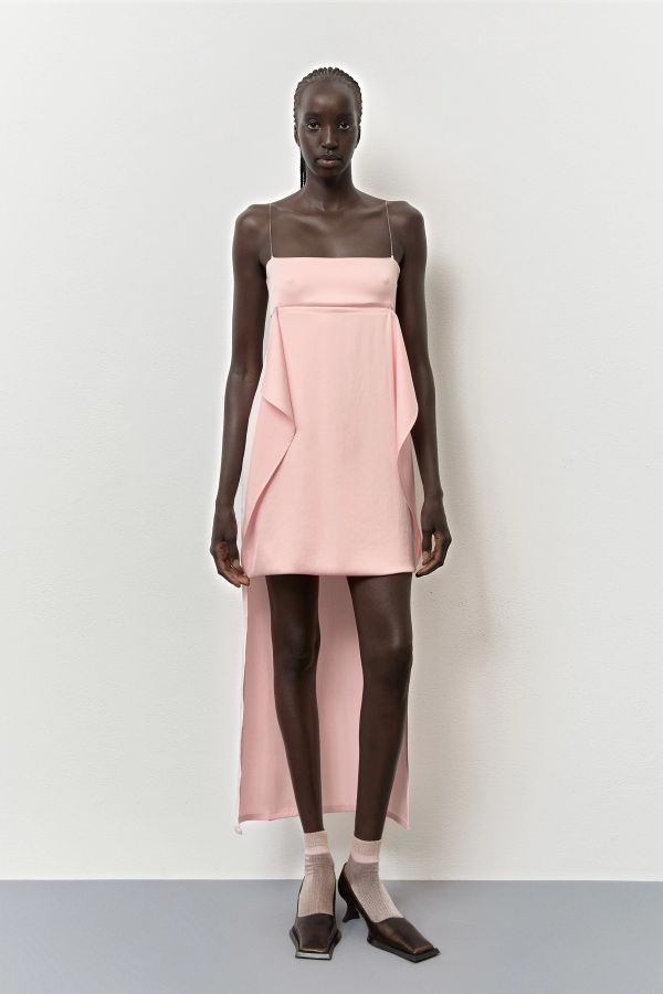 Miista Lara Dress Mulifunctional Rose Satin