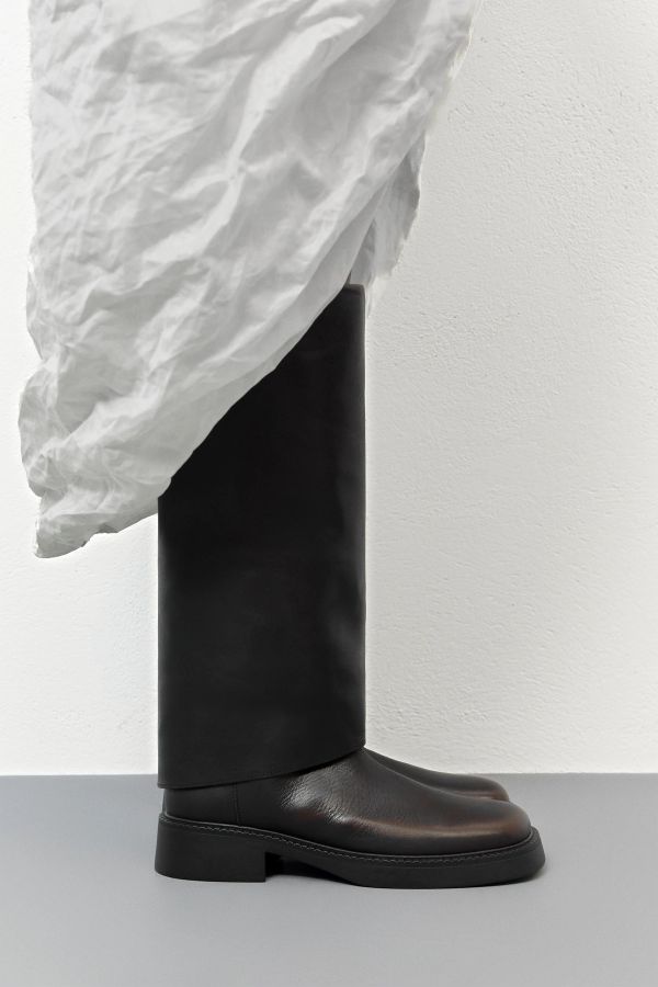 Miista Leala Boots Brown Brushed Leather