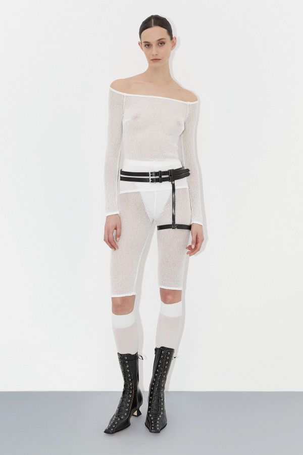 Miista Leandra Belt Black Leather