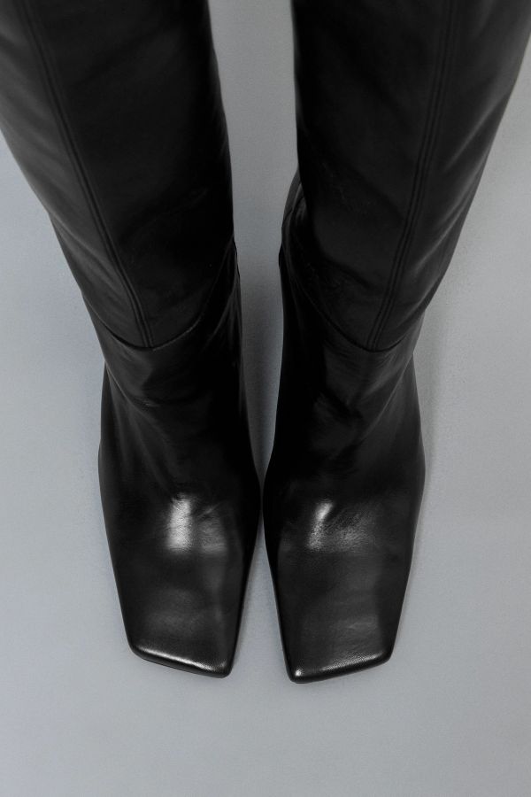 Miista Leny Boots Black Nappa Leather