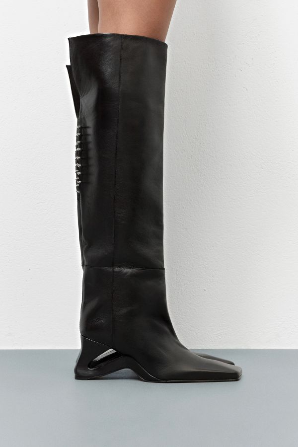 Miista Leny Boots Black Nappa Leather