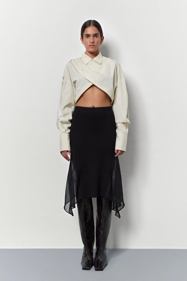 Miista Lilah Skirt Black Viscose