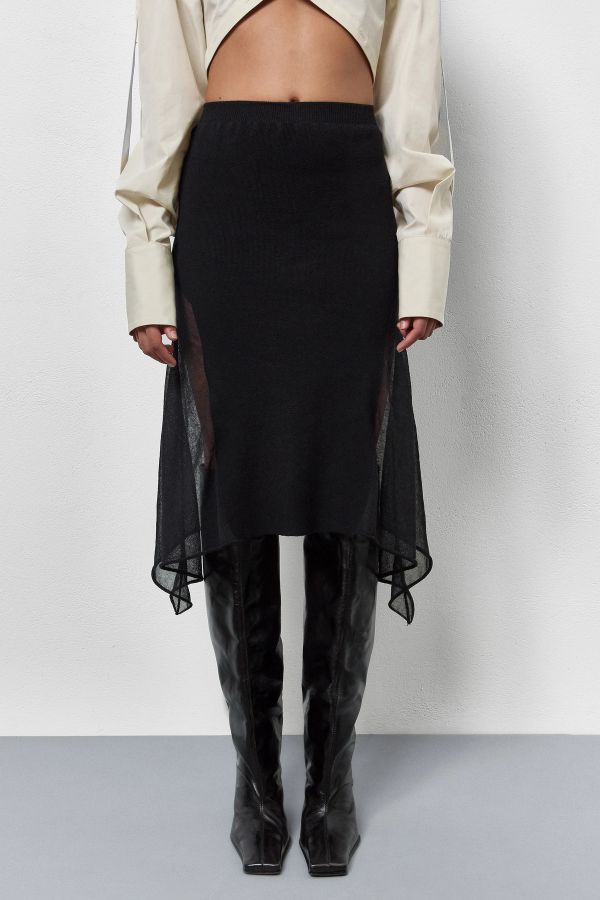 miista Lilah Skirt Black Viscose