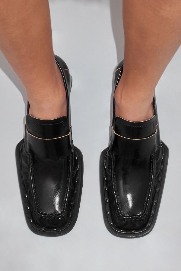 Miista Loaf Loafers Black Leather