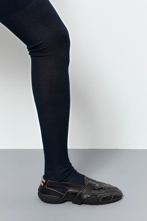 Miista Loda Ballerinas Black Leather