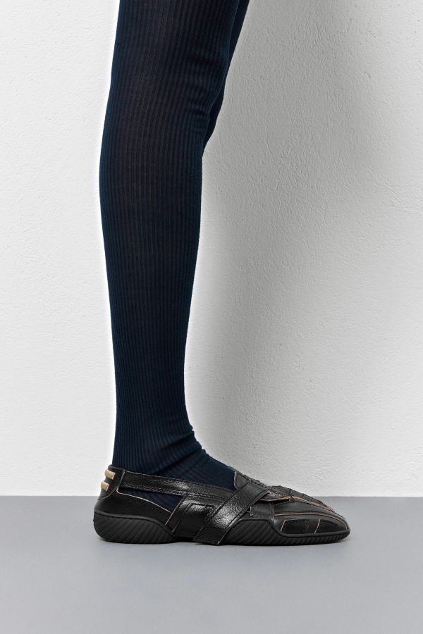 Miista Loda Ballerinas Black Leather