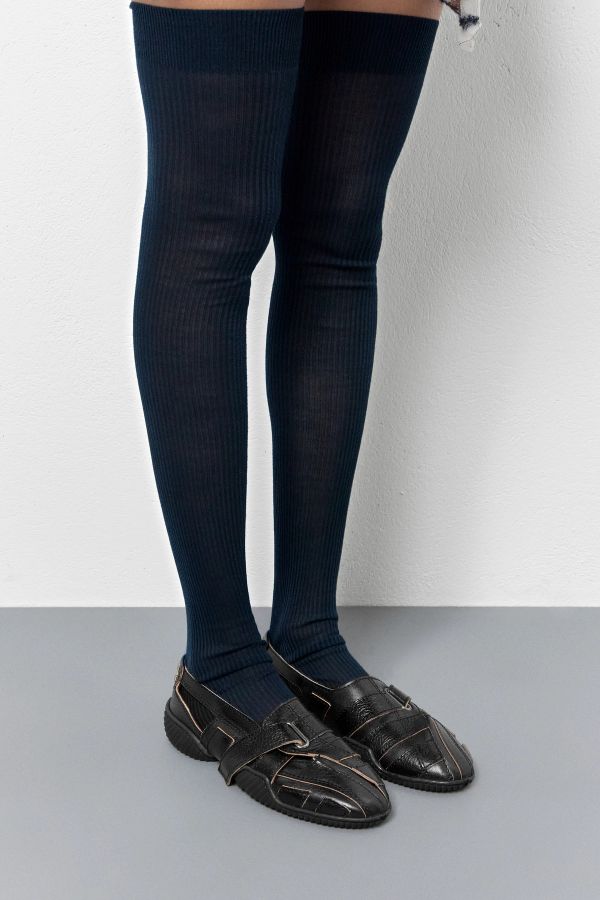 miista Loda Ballerinas Black Leather