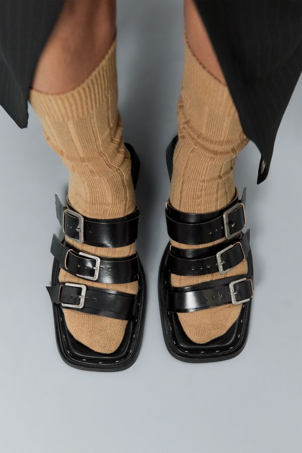 Miista Lordette Sandals Black Leather