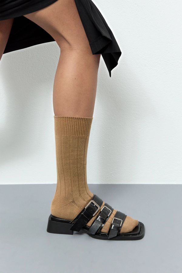 Miista Lordette Sandals Black Leather