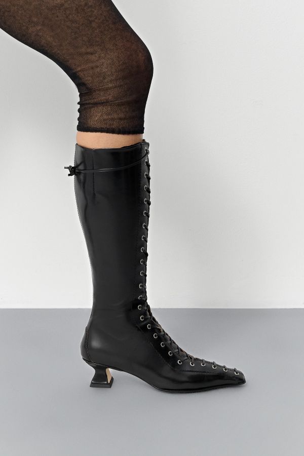 Miista Lucy Boots Black Leather