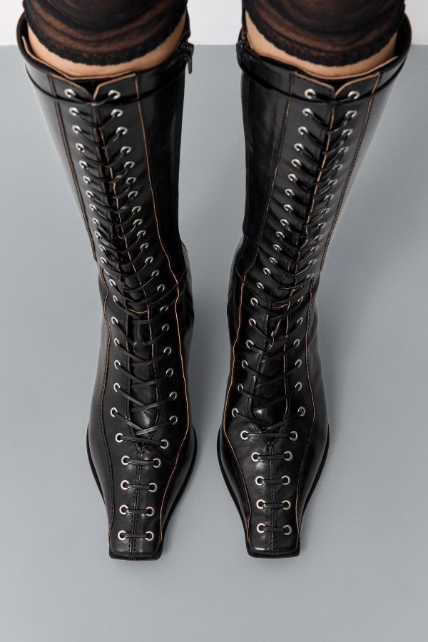 Miista Lucy Boots Black Leather