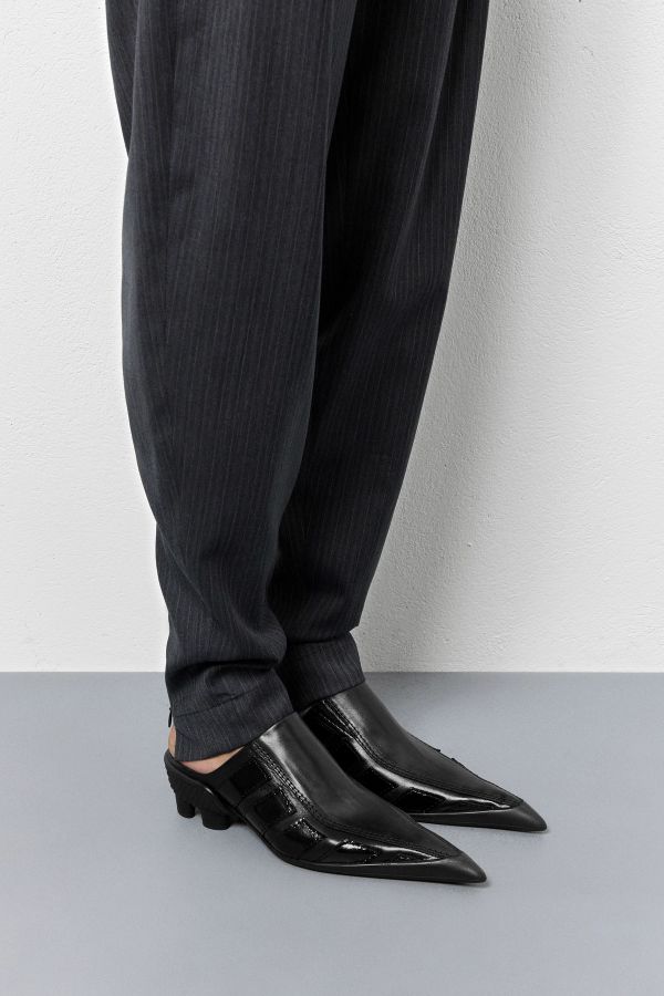 Miista Lula Mules Black Leather