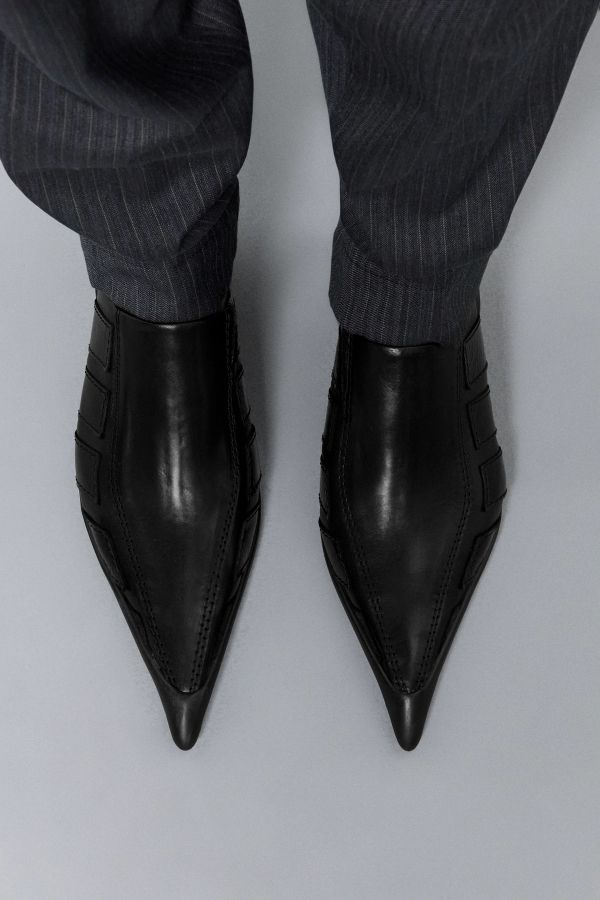 Miista Lula Mules Black Leather