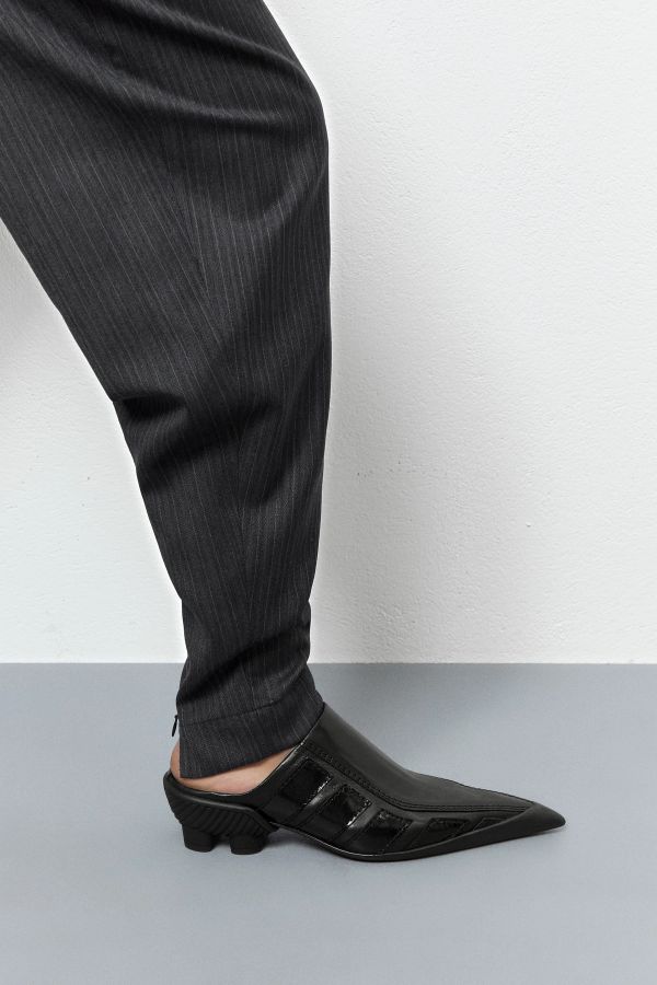 Miista Lula Mules Black Leather