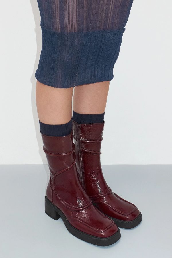miista Malene Boots Burgundy Patent Leather