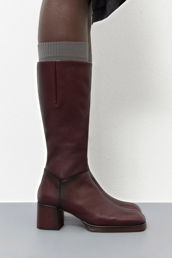 miista Maple Boots Burgundy Brush-Off Leather