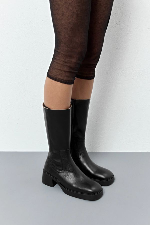 miista Marlies Boots Black Natural Leather