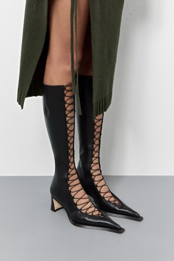 Miista Melinda Boots Black Leather