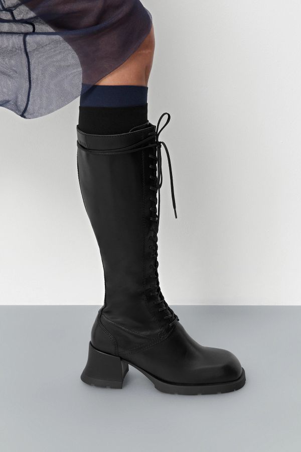 Miista Michaela Boots Tall Black Leather