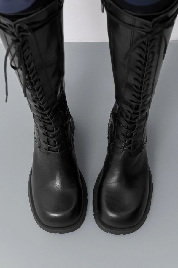 Miista Michaela Boots Tall Black Leather