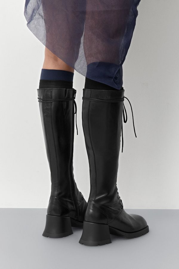 Miista Michaela Boots Tall Black Leather