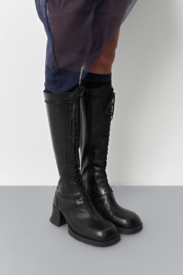 miista Michaela Boots Tall Black Leather