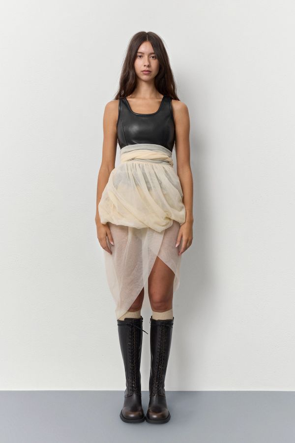 Miista Neda Top Black Nappa Leather