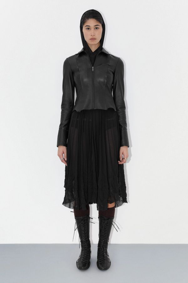 Miista Nikol Jacket Black Nappa Leather