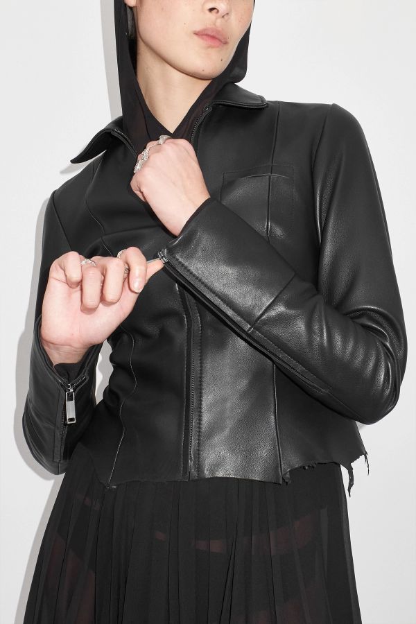 miista Nikol Jacket Black Nappa Leather