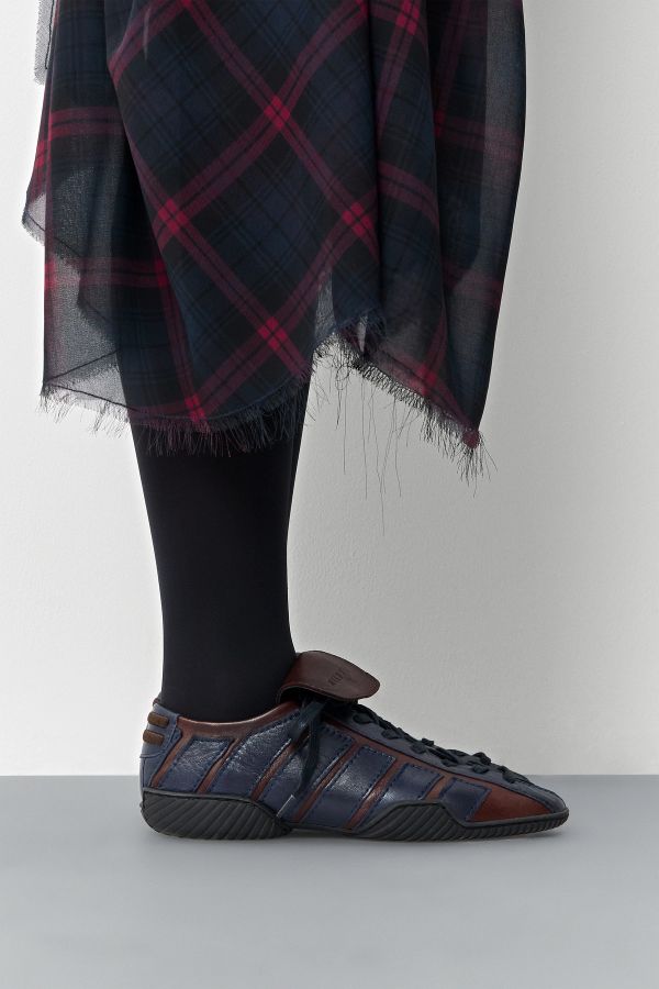 miista Nikoletta Sneakers Brown Navy Nappa Leather
