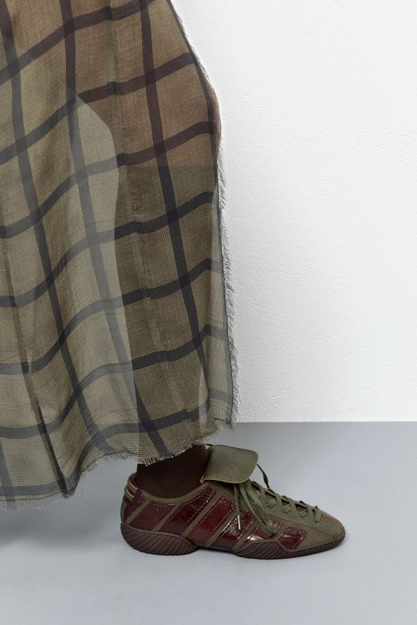 Miista Nikoletta Sneakers Khaki Brown Leather