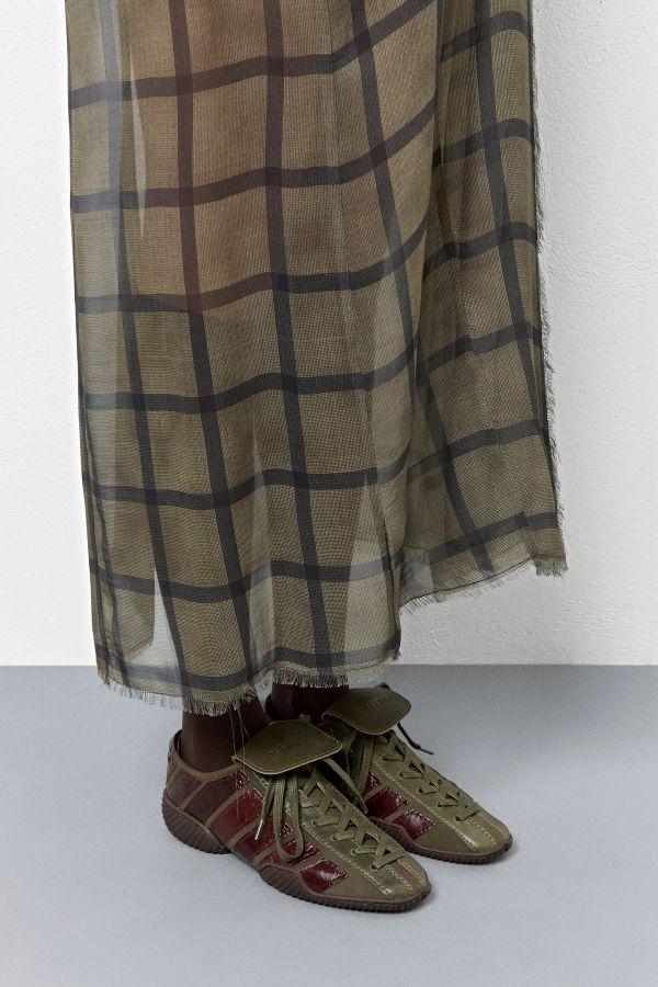 miista Nikoletta Sneakers Khaki Brown Leather