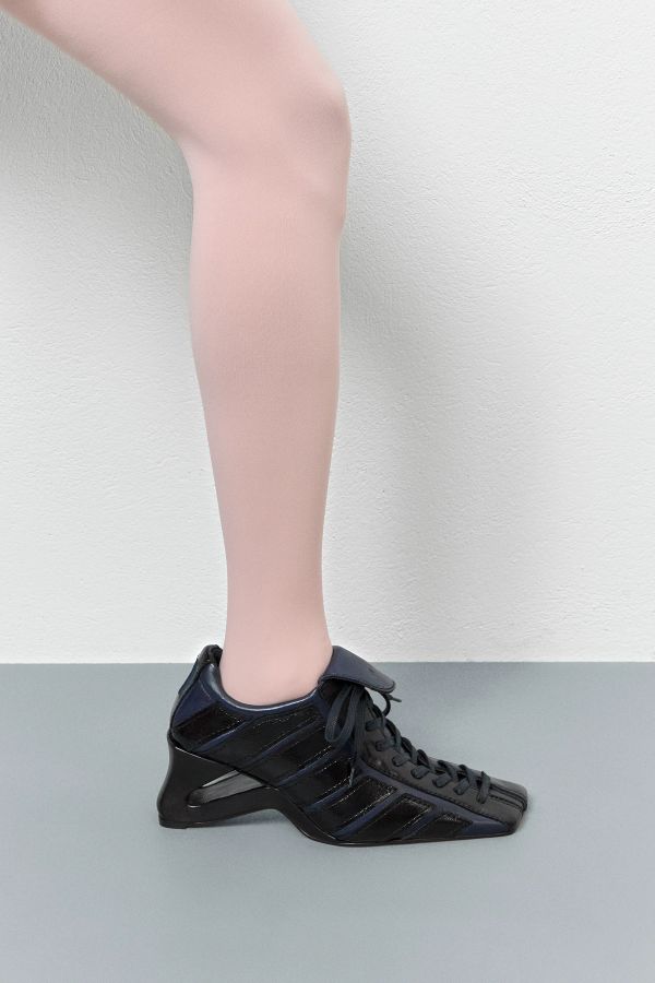 Miista Noura Sneakers Navy Black Leather