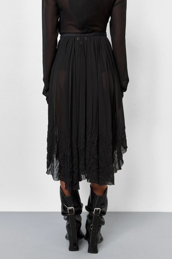 Miista Olympia Skirt Black Pleated