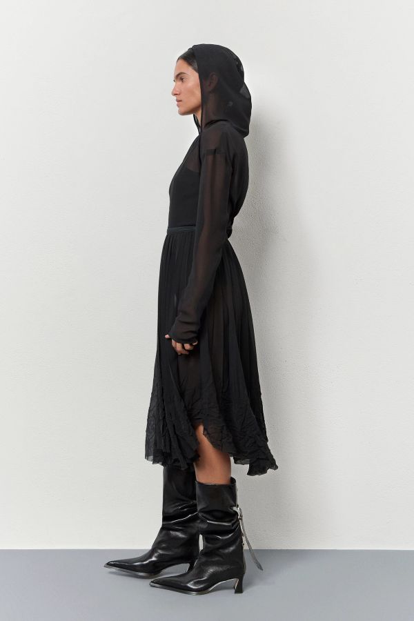 Miista Olympia Skirt Black Pleated