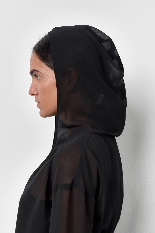 Miista Petri Top Black Sheered