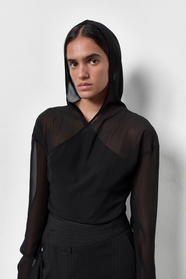 miista Petri Top Black Sheered