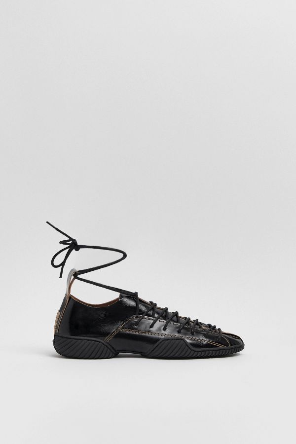 Miista Prudence Sneakers Black Shiny Leather