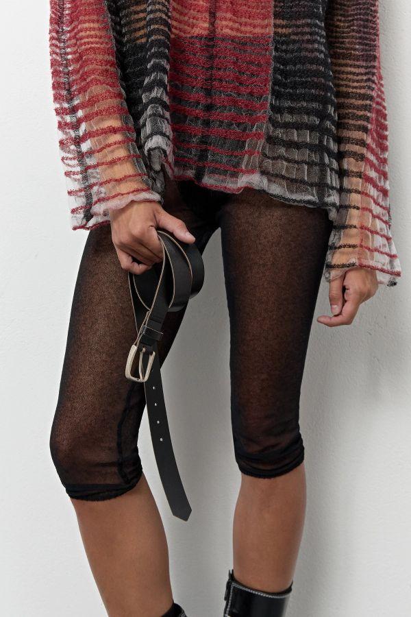 Miista Reine Belt Black Cow Leather