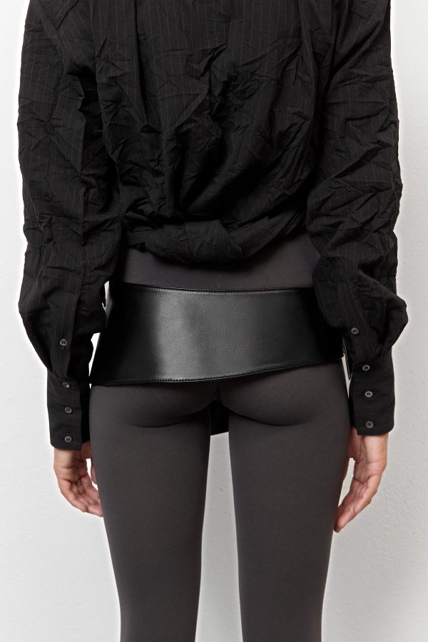 Miista Rio Belt Black Leather