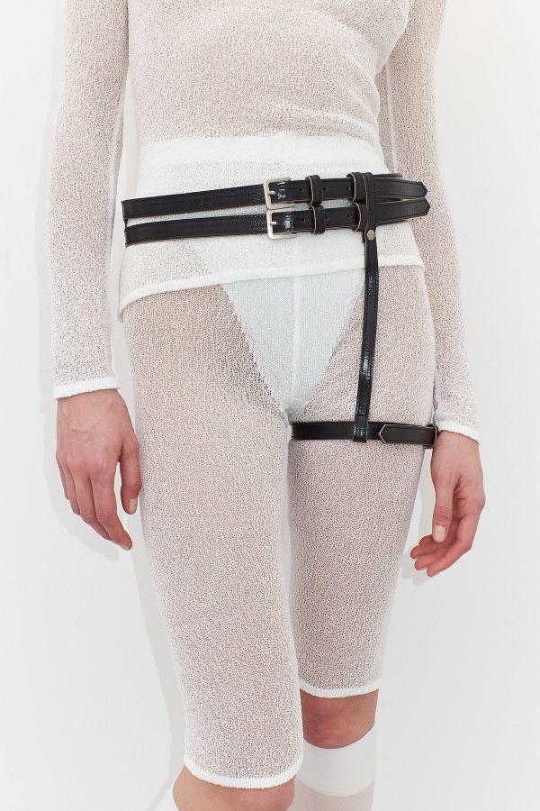 Miista Rosie Short White Viscose Knit