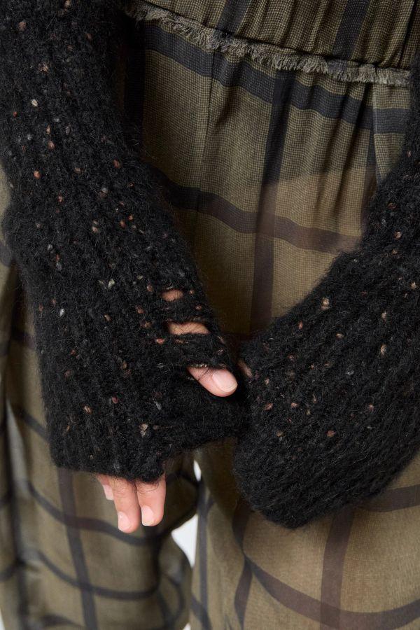 Miista Rupina Cardigan Black Alpaca