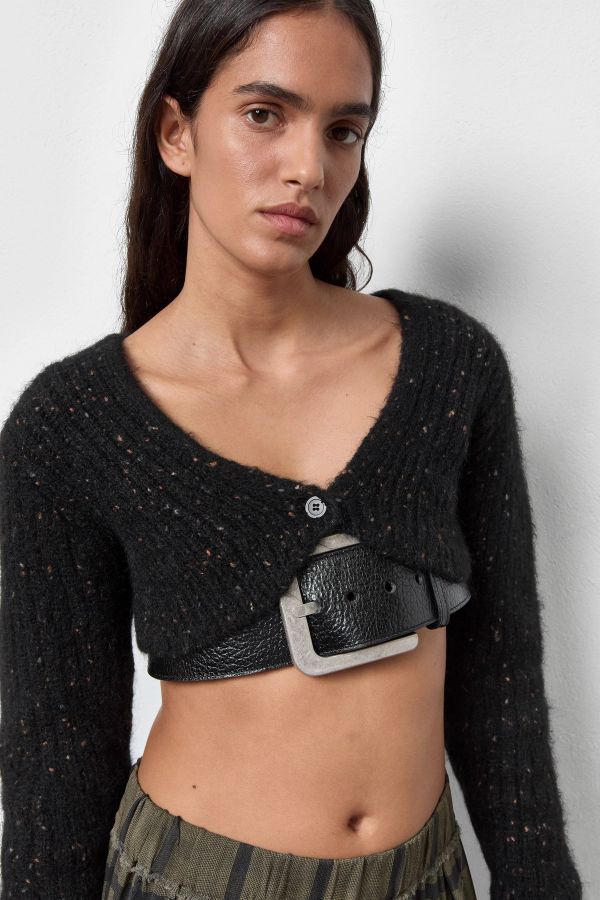 miista Rupina Cardigan Black Alpaca