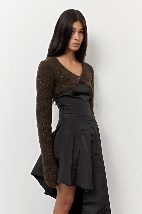 Miista Rupina Cardigan Brown Alpaca