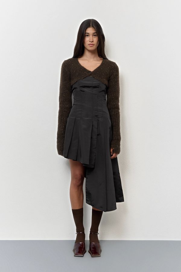 Miista Rupina Cardigan Brown Alpaca