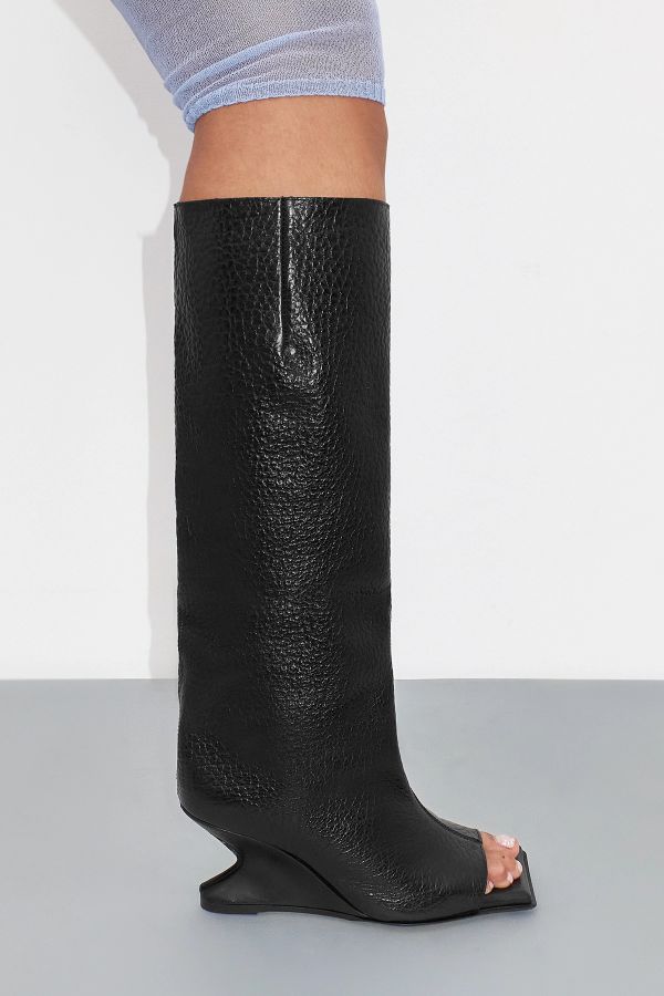 Miista Salima Boots Black Grainy Leather