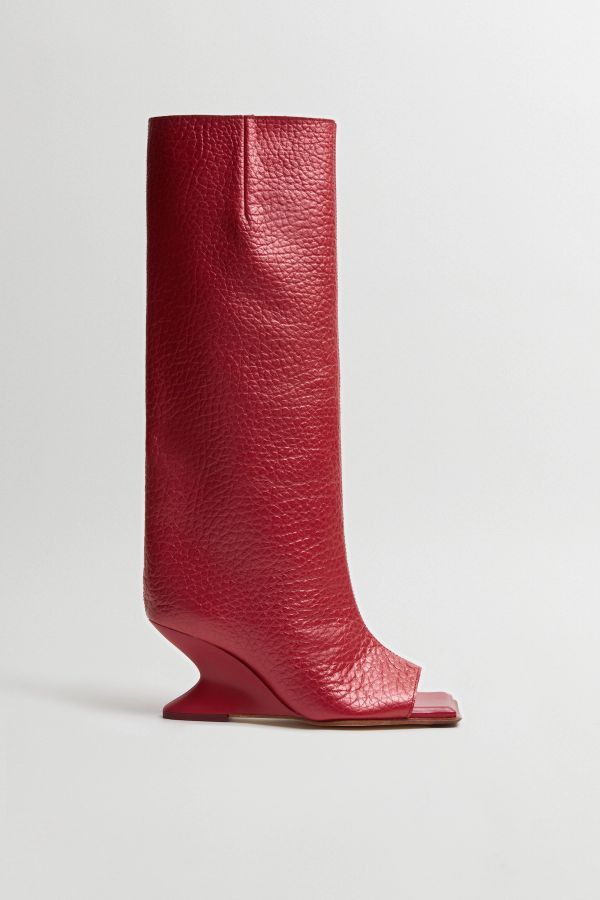 miista Salima Boots Coral Grainy Leather